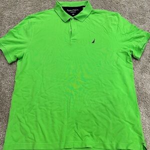 Nautica Green Polo Shirt Classic Style